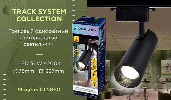 Трековый светодиодный светильник Ambrella light Track System GL5860 изображение 2 Трековый светодиодный светильник Ambrella light Track System GL5860 Фото № 2