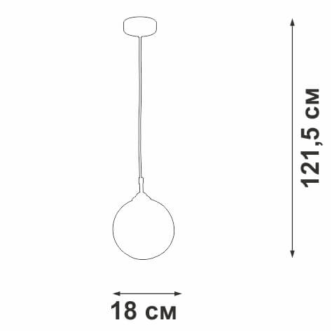 Подвесной светильник Vitaluce V2953-1/1S изображение 3 Подвесной светильник Vitaluce V2953-1/1S Фото № 3