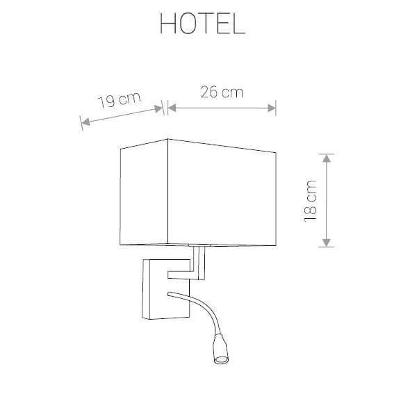 Бра Nowodvorski Hotel 9302 изображение 2 Бра Nowodvorski Hotel 9302 Фото № 2