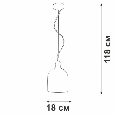 Подвесной светильник Vitaluce V2950-1/1S изображение 2 Подвесной светильник Vitaluce V2950-1/1S Фото № 2