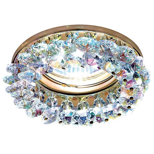 Встраиваемый светильник Ambrella light Crystal K206 MULTI/G изображение 1 Встраиваемый светильник Ambrella light Crystal K206 MULTI/G Фото № 1