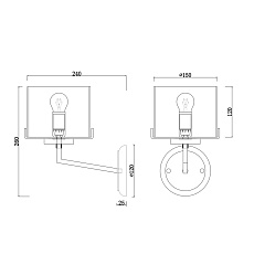 Бра Freya Karen FR5096WL-01CH 1