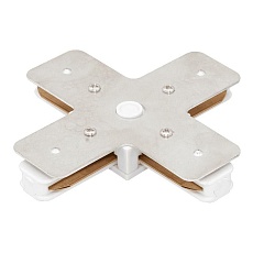 Коннектор X-образный однофазный DesignLed CN2-WH-X 003726 1