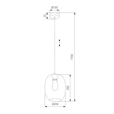 Подвесной светильник TK Lighting 5971 Elio 1
