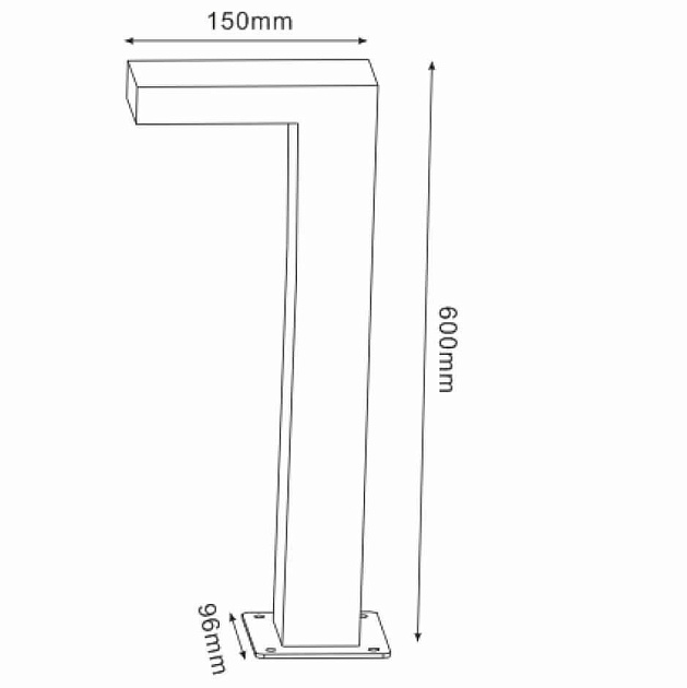 Уличный светодиодный светильник Lucide Texas 28851/61/30 Фото № 2