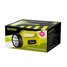 Прожекторный светодиодный фонарь ФАZA аккумуляторный 120 лм 174х104 AccuF7-L1W/L16gn 1