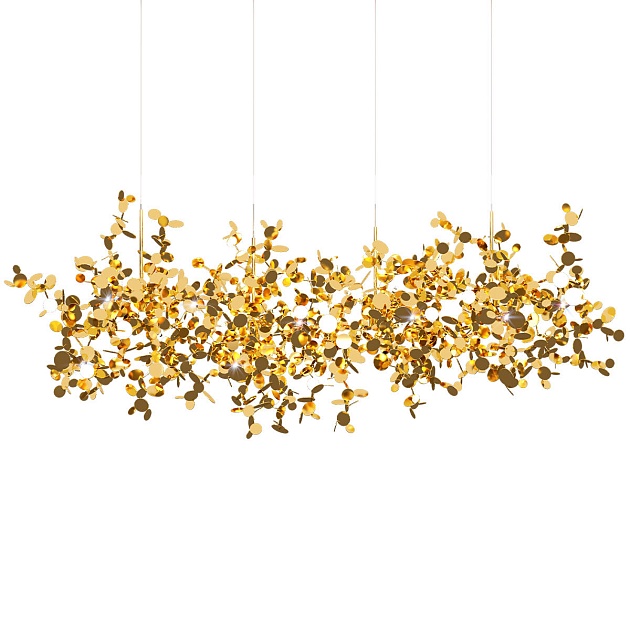Подвесная люстра Loft IT Spark 10101/4 Gold изображение 2 Подвесная люстра Loft IT Spark 10101/4 Gold Фото № 2