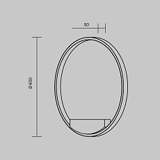 Бра Maytoni Rim MOD058WL-L35BSK 1