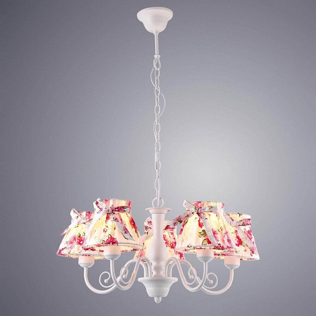 Подвесная люстра Arte Lamp A7021LM-5WH Фото № 3