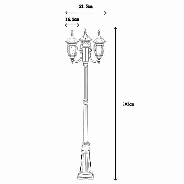 Садово-парковый светильник Lucide Tireno 11835/03/31 Фото № 2