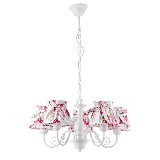Подвесная люстра Arte Lamp A7021LM-5WH Фото № 1
