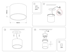Потолочный светильник Ambrella light Techno Spot GX Standard tech TN5358 1