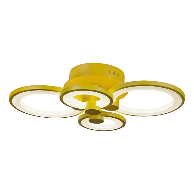 Потолочная светодиодная люстра iLedex Ring A001/4 Yellow изображение 1 Потолочная светодиодная люстра iLedex Ring A001/4 Yellow Фото № 1