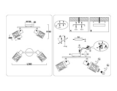 Настенно-потолочный спот Ambrella light TRADITIONAL TR8668 4