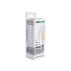 Светодиодная лампа LEDS POWER Filament C35 E14 6Вт 4000К 007083 1