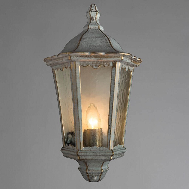 Уличный настенный светильник Arte Lamp Portico A1809AL-1WG изображение 3 Уличный настенный светильник Arte Lamp Portico A1809AL-1WG Фото № 3