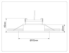 Встраиваемый светильник Ambrella light TECHNO SPOT TN51914 1