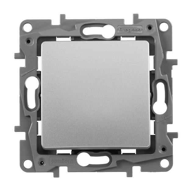 Выключатель одноклавишный Legrand Etika 10A 250V алюминий 672401 изображение 3 Выключатель одноклавишный Legrand Etika 10A 250V алюминий 672401 Фото № 3