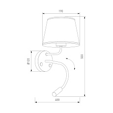 Бра TK Lighting 10081 Maja 1