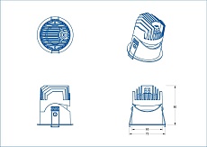 Встраиваемый светодиодный светильник Fiberli 1005E65(W), 10Вт 12130601 1