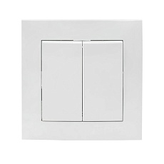 Валенсия выключатель 2-кл. 10А белый EKF PROxima EWV10-023-10