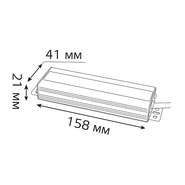 Блок питания Gauss 75W 24V IP66 202022075 Фото № 4