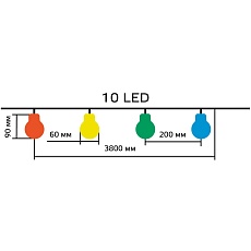 Гирлянда на солнечных батареях Gauss Solar Шары GS035 3
