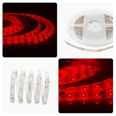Светодиодная влагозащищенная лента Apeyron 4,8W/m 60LED/m 3528SMD красный 5M 00-04 1