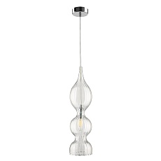 Подвесной светильник Crystal Lux Iris SP1 B Transparent
