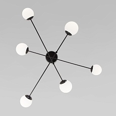 Потолочная люстра Eurosvet Netz 30181/6 черный Smart 1