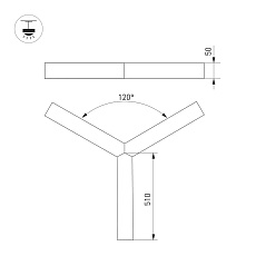 Подвесной светодиодный светильник Arlight SP-Rays-3-Hang-5050-510-35W Day4000 049207 1