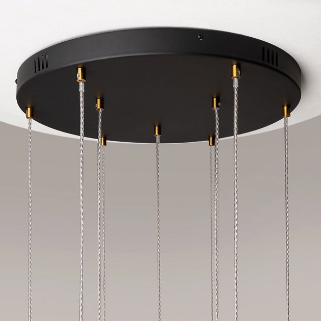 Подвесная светодиодная люстра Maytoni Area MOD295PL-L120BBS3K Фото № 2