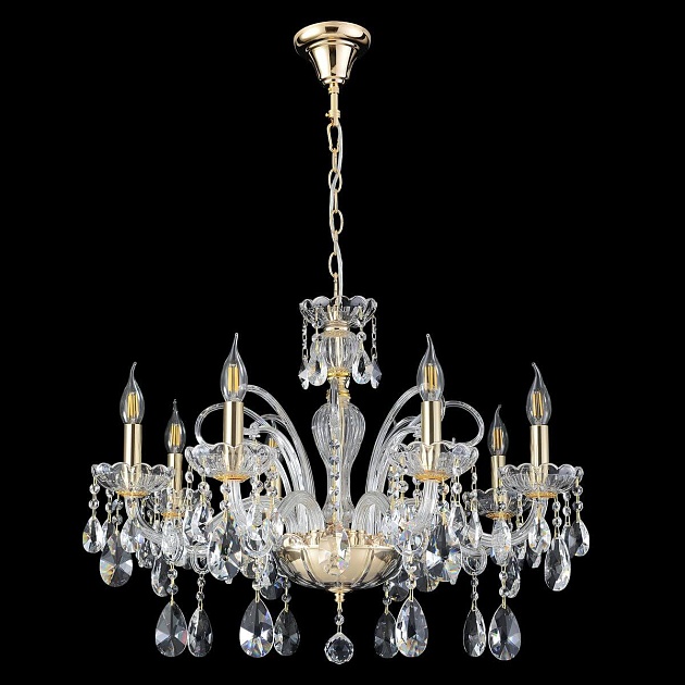 Подвесная люстра Crystal Lux MONICA SP8 GOLD Фото № 7