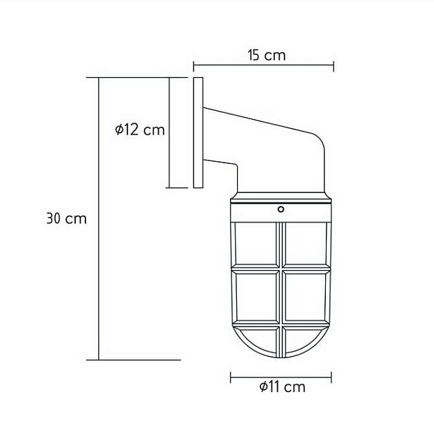 Уличный настенный светильник Lucide Dudley 11892/01/02 Фото № 2