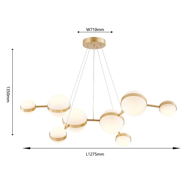 Подвесной светодиодный светильник Favourite Asterismo 4448-8P Фото № 2