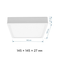 Накладная светодиодная панель Apeyron 06-45 2