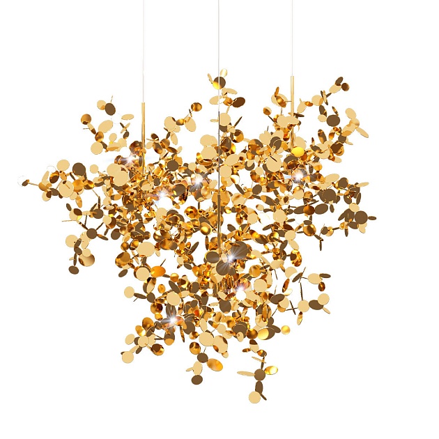 Подвесная люстра Loft IT Spark 10101/3 Gold изображение 2 Подвесная люстра Loft IT Spark 10101/3 Gold Фото № 2