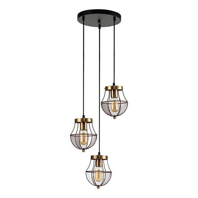 Подвесная люстра Indigo Pallo 10011/3P Gold V000189 изображение 2 Подвесная люстра Indigo Pallo 10011/3P Gold V000189 Фото № 2