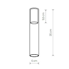 Плафон Nowodvorski Cameleon Cylinder L 8538 1