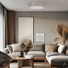 Потолочный светильник TK Lighting 5637 Rondo Linen 1