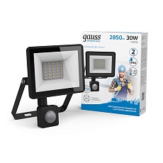 Прожектор светодиодный Gauss Elementary 30W 6500К 628511330 1