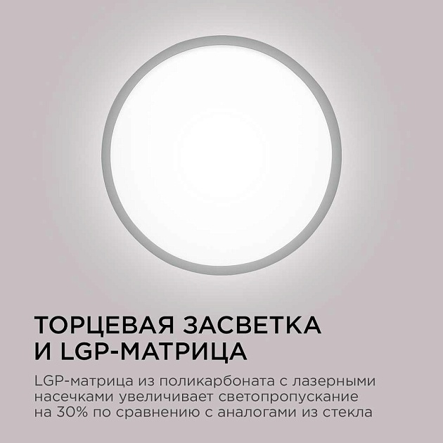 Потолочный светодиодный светильник Apeyron Spin 18-127 изображение 3 Потолочный светодиодный светильник Apeyron Spin 18-127 Фото № 3