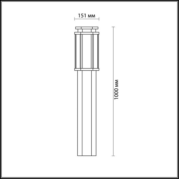 Уличный светильник Odeon Light Nature Gino 4048/1F изображение 5 Уличный светильник Odeon Light Nature Gino 4048/1F Фото № 5
