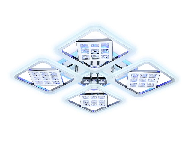 Потолочная светодиодная люстра Ambrella light Ice FA288 Фото № 4