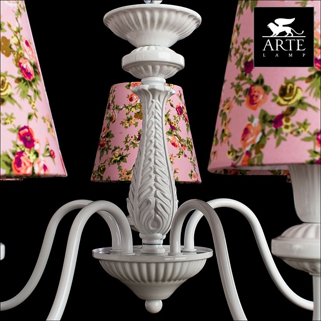 Подвесная люстра Arte Lamp Provence A9212LM-5WH Фото № 2