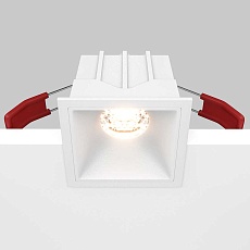 Встраиваемый светильник Maytoni Alfa LED DL043-01-10W3K-SQ-W 2