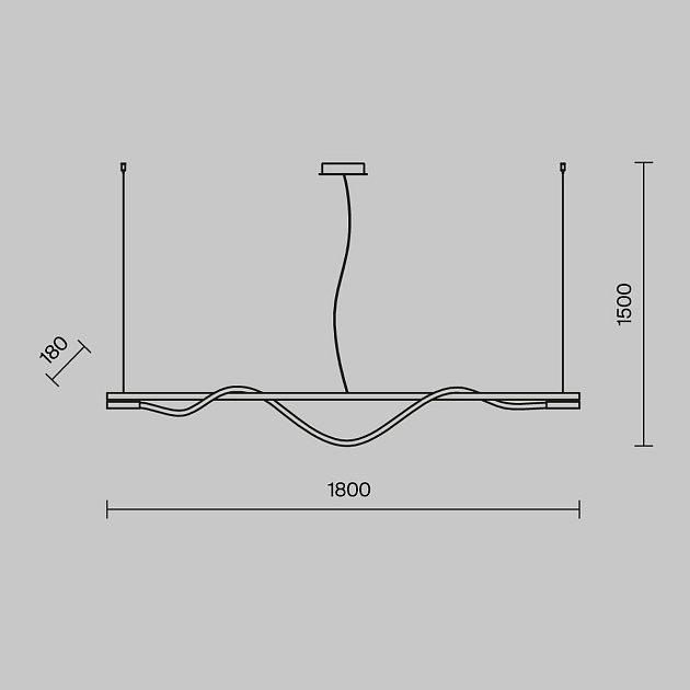 Подвесной светильник Maytoni Tau MOD166PL-L20G3K Фото № 3