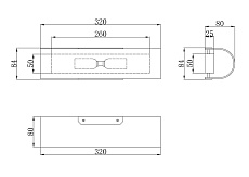 Настенный светильник Maytoni Gioia P011WL-02CH 1