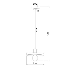 Подвесной светильник TK Lighting 10757 Sila Sabia Brown 1