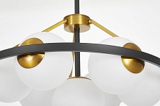 Подвесная люстра Lumina Deco Donzano LDP 8034-7 BK+WT 3